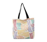 Borsa A Tracolla In Tela Borsa Riutilizzabile Alla Per La Spesa In Palestra In Spiaggia Panno Da Lavoro Viaggio Spazioso Donna Panno Per La Spesa Riutilizzabile