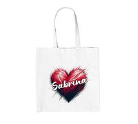 Borsa A Tracolla In Tela Con Cuore D'Amore - Fan Di Canto E Cantante