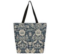 Borsa a tracolla in tela tibetana con fiori tribù tibetana borsa per la spesa borsa a tracolla in tela da donna uomo