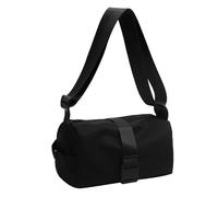 Borsa a tracolla in tessuto, alla moda, alta sensibilità, orizzontale, casual, a spalla singola, per donne, fantastici zaini per ragazzi e ragazze (nero, taglia unica)