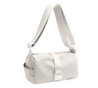 Borsa a tracolla in tessuto, alla moda, alta sensibilità, orizzontale, casual, a spalla singola, tinta unita, per donne, fantastici zaini per ragazzi e ragazze (bianco, taglia unica)