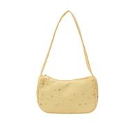Borsa A Tracolla In Tessuto Fantasia Stelle Dolce E Spaziosa Perfetta for Gli Spostamenti Quotidiani Adatta Anche for Le Donne(Yellow)
