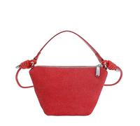 Borsa a tracolla in velluto con tracolla, borsa a tracolla per gnocchi, pochette per donne e ragazze, in viaggio, Rosso, 200*110*50/7.87*4.33*1.97inch