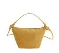 Borsa a tracolla in velluto con tracolla, borsa a tracolla per gnocchi, pochette per donne e ragazze, in viaggio, Giallo, 200*110*50/7.87*4.33*1.97inch