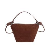 Borsa a tracolla in velluto con tracolla, borsa a tracolla per gnocchi, pochette per donne e ragazze, in viaggio, Marrone scuro, 200*110*50/7.87*4.33*1.97inch