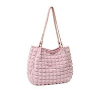 Borsa a tracolla increspata pieghettata per donna ragazza borsa alla moda donna ragazza borsa da viaggio borsa a tracolla, rosa