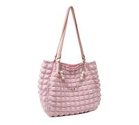 Borsa a tracolla increspata pieghettata per donna ragazza borsa alla moda donna ragazza borsa da viaggio borsa a tracolla, rosa