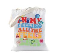 Borsa a tracolla ispirata ai cartoni animati per logopedia, regalo BCBA per la salute mentale, Si sente Era, medium