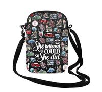 Borsa a tracolla ispirata al film con scritta in inglese "Welcome You" per i fan dei vampiri, idea regalo per madre e sorella, Ti dà il benvenuto Cr Uk, 0