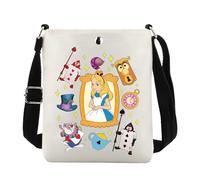 Borsa a tracolla ispirata al film dei cartoni animati, idea regalo per amanti della principessa, idea regalo, Alice Principessa Cb Eu, 8.27 Inches ×6.5 Inches × 0.79 Inches