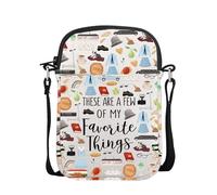 Borsa a tracolla ispirata al film "Princess", idea regalo per fan della principessa, con scritta "These are a few of my favorite things", Zitto Ascolta Cb Uk, 0