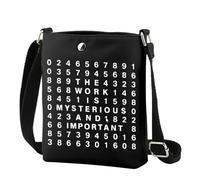 Borsa a tracolla ispirata al programma televisivo, con scritta "The Work Is Mysterious And Important", idea regalo per gli amanti dei programmi TV, Il lavoro è Cr Uk, 0