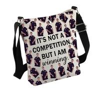 Borsa a tracolla ispirata al programma televisivo della polizia con citazione della polizia TV Show Merchandise per gli amanti della TV, Am Winningbag