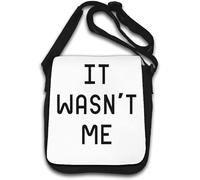 Borsa a tracolla It Wasn't Me Bianco
