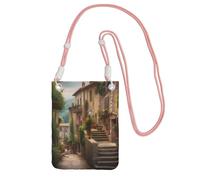 Borsa a tracolla italiana toscana per telefono da donna uomo impermeabile mini borsa per cellulare portafoglio piccola borsa a tracolla con tracolla regolabile da viaggio per telefono cellulare da