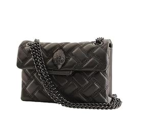 Borsa a tracolla Kurt Geiger Mini Kensington Drench in pelle nera