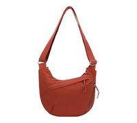 Borsa a tracolla leggera da donna, borsa a tracolla | Borsa a tracolla regolabile Borsa a tracolla in nylon | Borsa Hobo spaziosa Crescent Multi Pocket Donna Tasche da donna, rosso, Consulte la