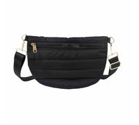 Borsa a tracolla leggera ed elegante, tinta unita, borsa a tracolla versatile, tracolla regolabile, idee per lavoro, pendolarismo e viaggi, Nero , 30.5*1.5*20.3 cm / 12.00*0.59*7.99 inches