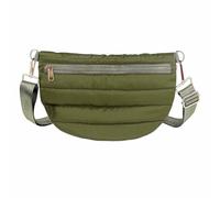 Borsa a tracolla leggera ed elegante, tinta unita, borsa a tracolla versatile, tracolla regolabile, idee per lavoro, pendolarismo e viaggi, Verde, 30.5*1.5*20.3 cm / 12.00*0.59*7.99 inches