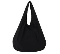 Borsa a tracolla leggera in nylon per le donne borsa sotto le ascelle con interni spaziosi adatta per lo shopping e più pratica borsa da donna, Nero , One Size