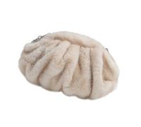 Borsa a tracolla leggera in pelliccia sintetica resistente alle rughe, dimensioni compatte per un facile trasporto in varie borse da da donna per eventi sociali