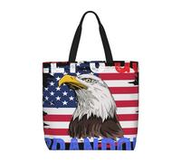 Borsa A Tracolla Let'S Go Brandon Bald Ea Gle Flag Donna Borsetta Elegante Borse A Mano Impermeabile Borsa Tote Per Viaggi Ufficio Lavoro
