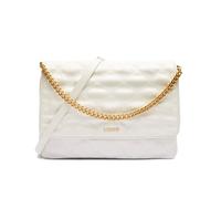Borsa a Tracolla Liu Jo donna sirin con catena tre scomparti chiusura patta in ecopelle trapuntata - Crema
