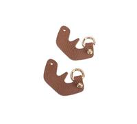 Borsa a tracolla lunga in metallo con fibbia e maniglia per borse, cinture, accessori per borse, Marrone#free Punch 2 pezzi