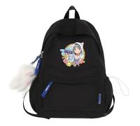 Borsa a tracolla Magi Madoka Magica capiente Madoka Kaname Zaino scolastico Zaino scolastico carino per studenti (con ciondolo Send A Bear)