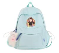 Borsa a tracolla Magi Madoka Magica capiente Madoka Kaname Zaino scolastico Zaino scolastico carino per studenti (con ciondolo Send A Bear)