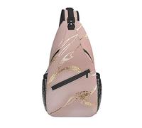 Borsa a tracolla Marmo Astratto Splash Pastello Escursionismo Daypack Zaino a spalla a tracolla Zaino da viaggio per uomo Donna