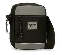 Borsa a tracolla media Reebok Dexter nera 17x22x6 cm in poliestere