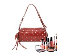 Borsa a tracolla - Messenger in a pois - Borsa a tracolla regolabile alla | per donne e ragazze, per viaggi quotidiani, shopping, lavoro, scuola, fine settimana, uscite e