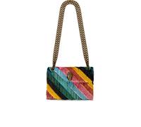 BORSA A TRACOLLA MINI KENSINGTON FRINGES MULTICOLORE KURT GEIGER