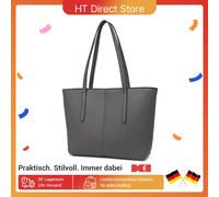 Borsa a tracolla Miss Lulu DONNA-Elegante e spaziosa tracolla regolabile Borsa a mano in pelle PU shopper e valigetta