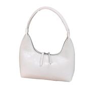 Borsa a tracolla moderna Borsa a tracolla morbida e accattivante borsa ascellare PU Armppit Bag per shopping viaggi e appuntamenti borsa da donna, bianco, One Size