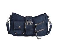 Borsa a tracolla moderna della mucca con il tessuto resistente dell'acqua dei sacchetti multipli esemplare per il pendolarismo ed il viaggio, Blu