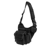 Mil-Tec Borsa a tracolla Sling Custodia da uomo Nero Taglia unica