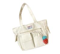 Borsa a tracolla multiuso in nylon con ampio spazio archiviazione e tasche organizzative Borsa a mano capacità con cerniera per borsa a tracolla in nylon unisex