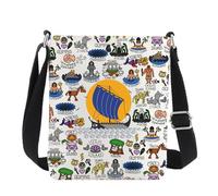 Borsa a tracolla musicale con mitologia greca, regalo per divinità greche, idea regalo per la storia della Grecia antica, borsa a tracolla, Isola di Cb1, 111