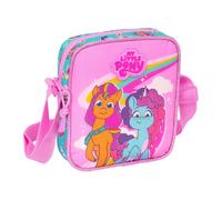 Borsa a Tracolla My Little Pony Magic Rosa Turchese 16 x 18 x 4 cm
