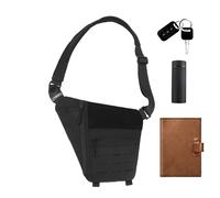 Borsa a tracolla nascosta sotto le ascelle, borsa sotto le ascelle,Borsa antifurto | Borsa in nylon multiuso regolabile, borsa impermeabile e resistente all'usura per viaggi all'aperto portafoglio chi