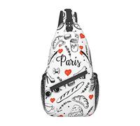 Borsa a tracolla Paris Tower, zaino a tracolla, zaino a tracolla per viaggi, sport, corsa, escursionismo
