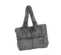 Borsa A Tracolla Pelosa Per Acquirente Donne Inverno Trapunte Peluche Manico Borsetta Quotidianamente Usare La Borsa A Tracolla Della
