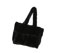 Borsa A Tracolla Pelosa Per Acquirente Donne Inverno Trapunte Peluche Manico Borsetta Quotidianamente Usare La Borsa A Tracolla Della