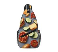 Borsa a tracolla per alimenti sani Borsa a tracolla Borsa a tracolla tracolla in vita marsupio uomo donna