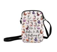Borsa a tracolla per amanti della danza, con scritta "Life Is Better In The Ballroom", idea regalo per ballerini, regalo per ballerini di tango, Nella borsa a tracolla Ballroom, small