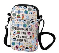 Borsa a tracolla per amanti della musica rock, idea regalo estiva per fan dei concerti, Niente come