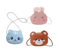 Borsa A Tracolla Per Bambini In 3 Pezzi, Borsa A Tracolla Per Animali Carini, Mini Borsa A Tracolla Per Cartoni Animati, Borsa A Tracolla In Pelle Pu