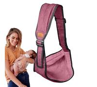 Borsa a tracolla per bambini piccoli, Sling per bambini piccoli, sciarpa per il trasporto per bambini - Sciarpa ergonomica per bambini con cinghia regolabile, seduta imbottita morbida e perfetta